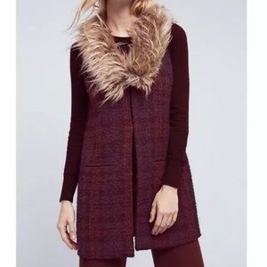 NWT Anthropologie Sanctuary Yannah Plaid Vest